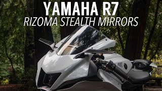 Installing Rizoma Stealth Mirrors on my Yamaha R7 again [upl. by Ylreveb776]