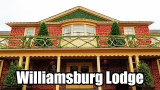 WILLIAMSBURG LODGE REVIEW amp ROOM TOUR  COLONIAL WILLIAMSBURG VIRGINIA [upl. by Camel]