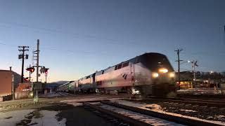 Amtrak California Zephyr Eastbound at Arvada Colorado [upl. by Ahseei]