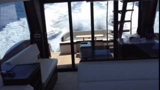 Galeon 500 fly yacht test real life  very stable [upl. by Artemas]