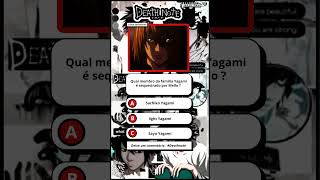 quiz death note deathnotekira deathnote [upl. by Mcarthur780]