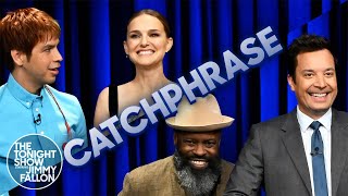 Catchphrase with Natalie Portman and Julio Torres  The Tonight Show Starring Jimmy Fallon [upl. by Cordula]