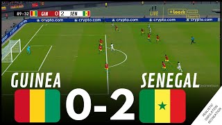 AFCON2023 GUINEE 02 SENEGAL  Résumé • Simulation et loisirs de jeux vidéo [upl. by Roderic]