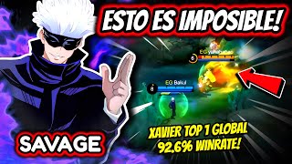 ¡NUNCA VERAS A UN XAVIER HACER ESTO XAVIER TOP 1 GLOBAL 926 WINRATE  MOBILE LEGENDS [upl. by Amek483]