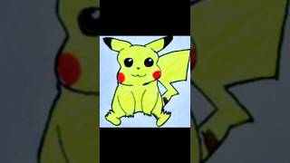 How To Draw Pikachu Easy  Draw Pikachu Step By Step  Drawing From Number 37 pikachushortsdraw [upl. by Annazor899]