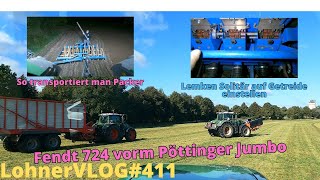 LohnerVLOG411 ISOBUS am FendtONE Dammann I Lemken Solitair auf Getreide einstellen und abdrehen [upl. by Aikrahs]