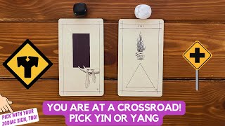 You Are at a Crossroad Pick Yin or Yang  Timeless Reading [upl. by Karry474]