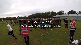 Wanstead Flats parkrun 482  October 2nd 2021 fast [upl. by Ardy]