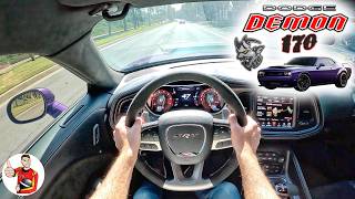 Its Here First Drive in My 2023 Dodge Demon 170 POV [upl. by Woodford639]