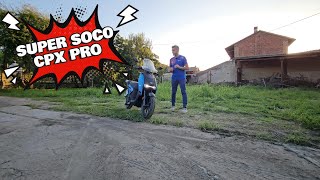 SUPER SOCO CPX PRO ecco a voi i dettagli e la prima impressione di guida nella nuova sede [upl. by Needan914]