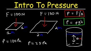 Introduction to Pressure amp Fluids  Physics Practice Problems [upl. by Werdnael554]