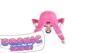 Bat Pose  Cosmic Kids yoga posture of the week [upl. by Joice835]