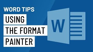 Word Quick Tip Using the Format Painter [upl. by Nnylirak]