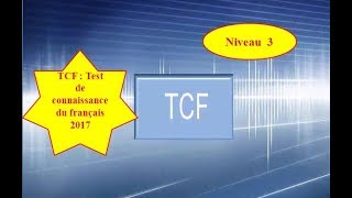 TCF  test de structure de la langue 2017 Vidéo 3 avec les corrigés [upl. by Kulsrud217]