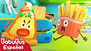 Guerreros de Patatas Fritas y Más Canciones  Canciones Infantiles  BabyBus Español [upl. by Flin]