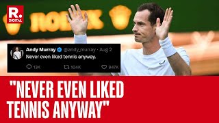 Retire Like Andy In 5Word Tweet Murray Calls Time On A Glittering Tennis Career [upl. by Rodmur624]