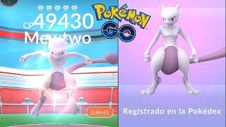 CAPTURO A MEWTWO MI PRIMERA INCURSIÓN EXCLUSIVA DE MEWTWO Pokémon GOdavidpetit [upl. by Ensign]