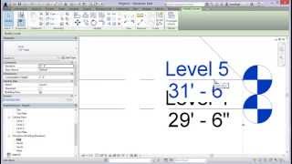 Working with Levels and Grids in Revit 2014 [upl. by Eustatius556]