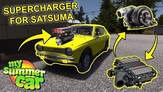 New Supercharger for Satsuma I need MORE POWER  My Summer Car 26 [upl. by Stillas]