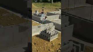 Autoconstruction de A à Z des fondations de notre future maison ossature bois  timelapse maison [upl. by Nyrahs]