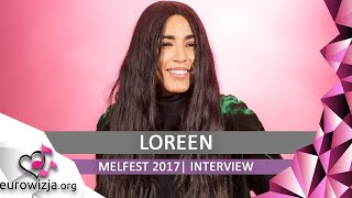 Interview Melodifestivalen 2017 Loreen  eurowizjaorg Polskie napisy [upl. by Elpmid395]