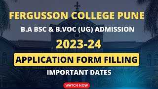 Fergusson college UG Registration Process 2023 Problem [upl. by Vizzone545]