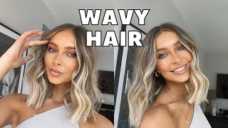 HOW TO WAVE YOUR HAIR WITH A STRAIGHTENER TUTORIAL [upl. by Eiramnwad]