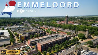 Emmeloord 🇳🇱 Drone Video  Noordoostpolder  4K UHD  Soft House  Relaxing Music [upl. by Assirem]