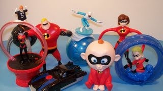 McDONALDS THE INCREDIBLES FULL SET COLLECTION 18 VIDEO REVIEW [upl. by Gellman]