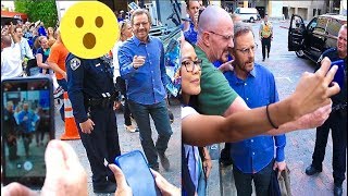 Bryan Cranston meets Walter White at Breaking Bad Reunion at Comic Con [upl. by Ahsilyt60]