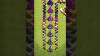 Barbarian King And Archer Queen Vs All Lvl Wizard Towers CLASH OF CLANS [upl. by Nnylhsa348]