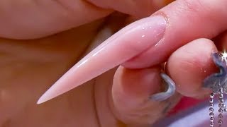 Perfectly Sculptured Acrylic Stiletto Nails  Naio Nails Tutorial [upl. by Aynatan]