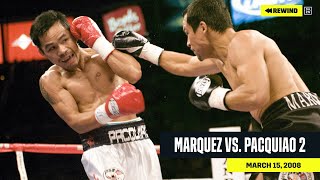 Juan Manuel Marquez vs Manny Pacquiao 2 DAZN REWIND [upl. by Oeramed]