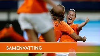 Highlights OranjeLeeuwinnen  Slowakije 1262018 [upl. by Adlesirc]