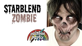 Zombie Face Painting Using Starblends [upl. by Leveroni]