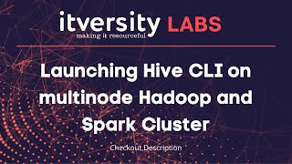 Launching Hive CLI on multinode Hadoop and Spark Cluster [upl. by Feld49]