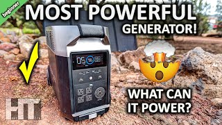 ECOFLOW DELTA PRO 3600w Solar Generator Battery Power Station Beginner Friendly Review [upl. by Barbaresi881]