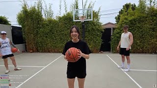 Fuslie Plays HORSE Against Valkyrae Blau Ellum [upl. by Thorlie]