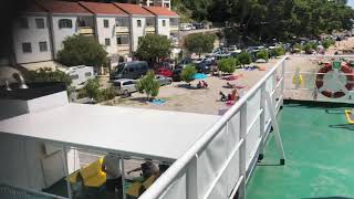 Ferry from Drvenik to Sucuraj  Hvar  Trajekt Drvenik  Sućuraj ukrcaj [upl. by Wilfreda]