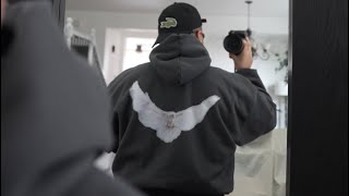 Yeezy Gap Balenciaga Dove Hoodie with Yeezy Onyx Foam RNR [upl. by Aleksandr]