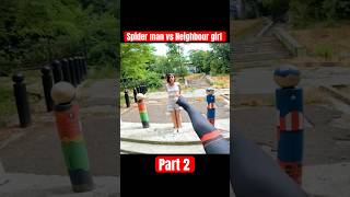 SPIDER MAN HAS SPLIT PERSONALITY PART 2 spiderman shorts part2 [upl. by Adar]