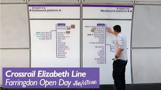 Elizabeth Line  Farringdon Station Open Day [upl. by Nyrak418]