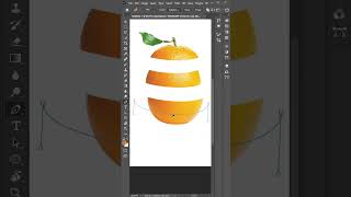 Orange Slice in Photoshop photoshop shorts [upl. by Eddy]