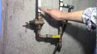 How to adjust amp measure home water pressure [upl. by Osanna46]