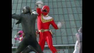 Ohranger Vs Kakuranger [upl. by Annaehs]