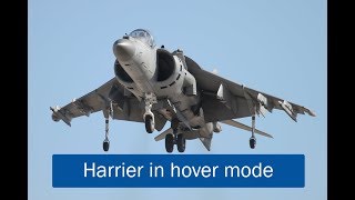 Harrier Jump Jet in hover mode [upl. by Annoid]