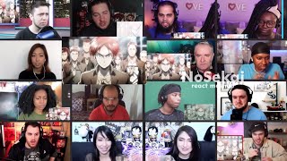 Attack on Titan Opening 1 「Guren no Yumiya」  React Mashup 進撃の巨人OP1 [upl. by Sabah]