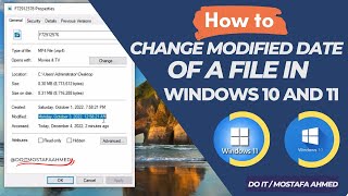 How To Quickly Change A Files quotCreatedquot OR quotModifiedquot DateTime [upl. by Schuler590]