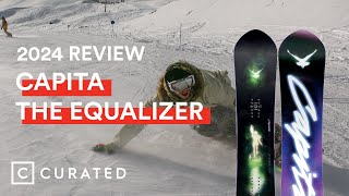 2024 CAPiTA The Equalizer Snowboard Review  Curated [upl. by Eniac]