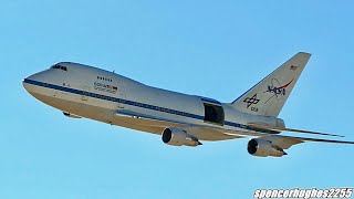 SOFIA NASA 747SP 2022 Edwards AFB Air Show [upl. by Reffotsirk]